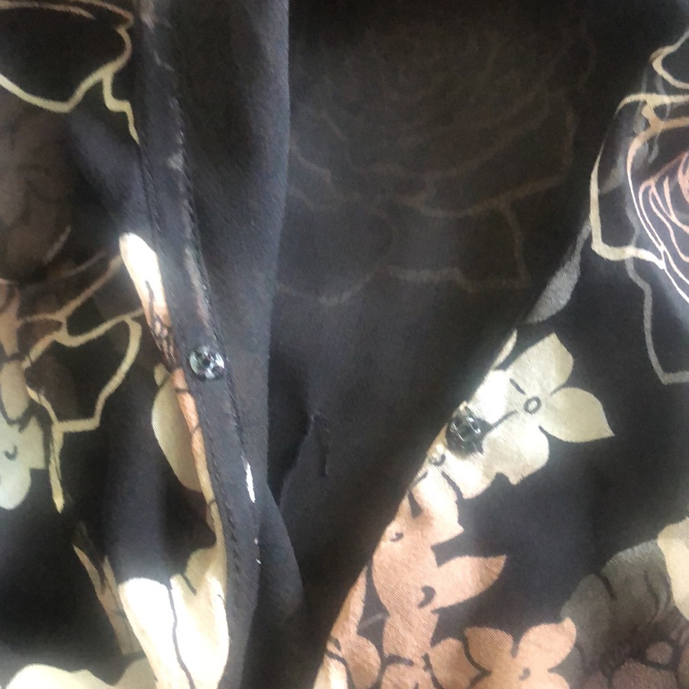 Worthington silk blouse with wrap front - Picture 4 of 12